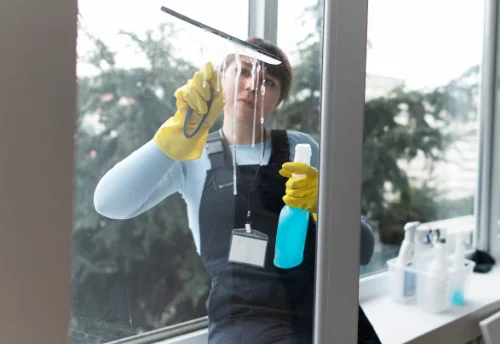 Nettoyage de vitres intérieures et extérieures à la Neuville-au-Pont